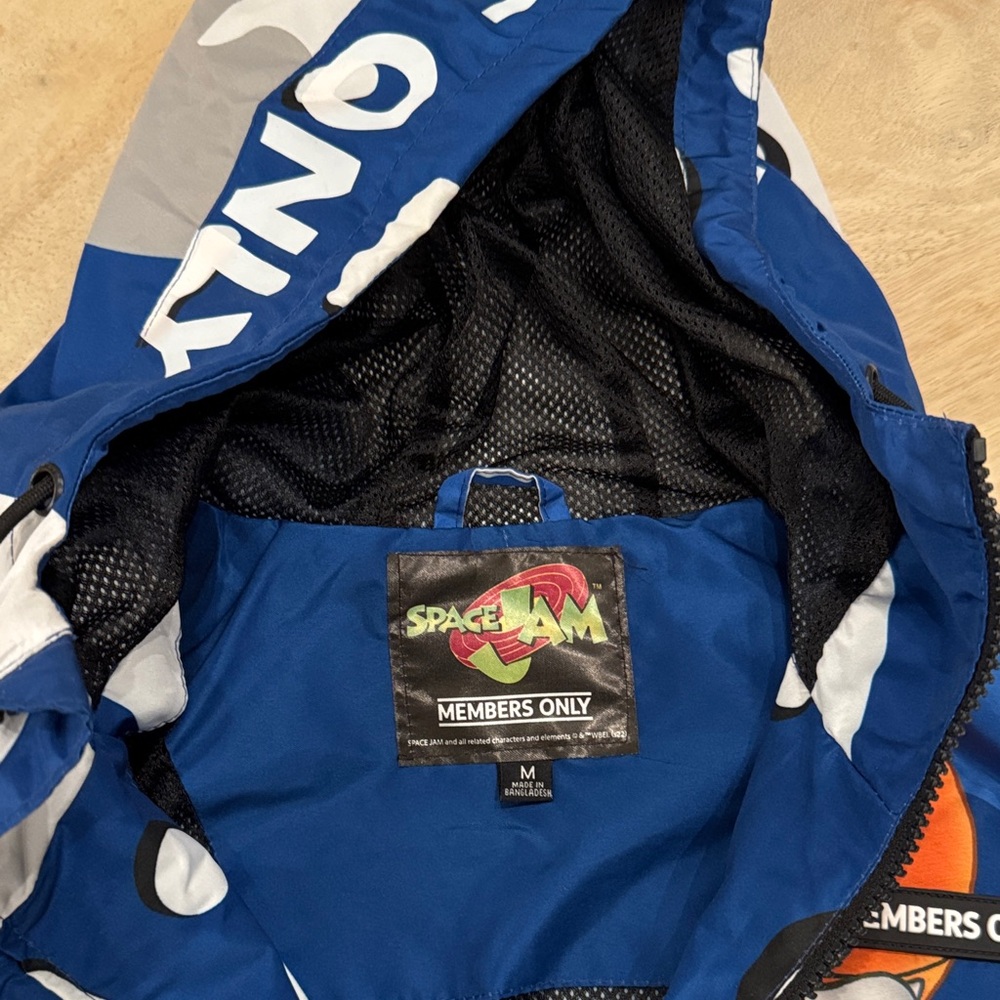 Members Only Space Jam Blue Jacket
